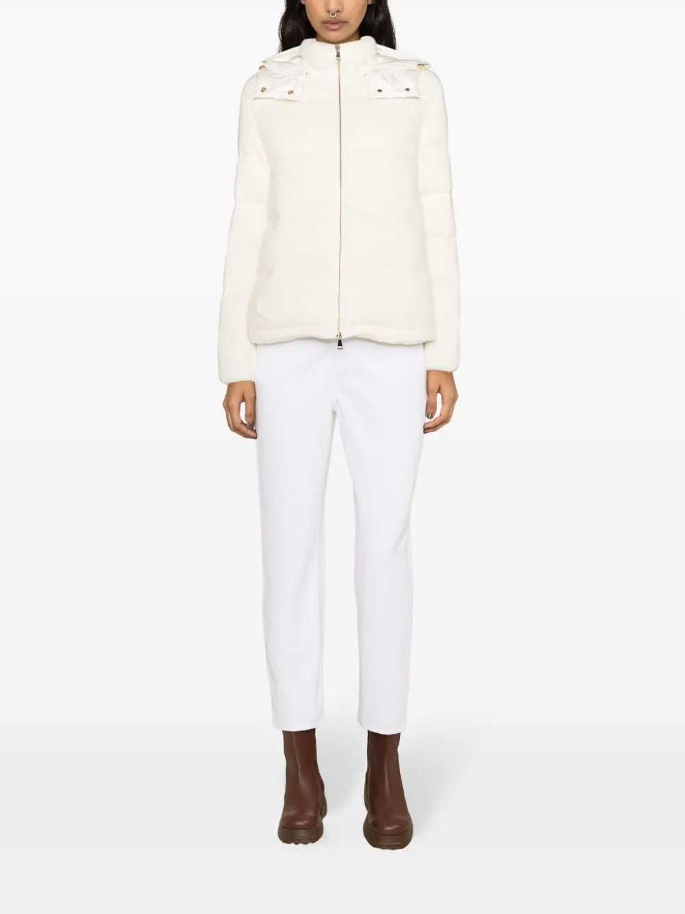 Wide-Leg Cotton Trousers
