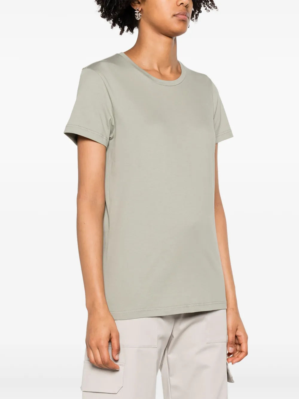 Classic Cotton T-Shirt – Sage Green