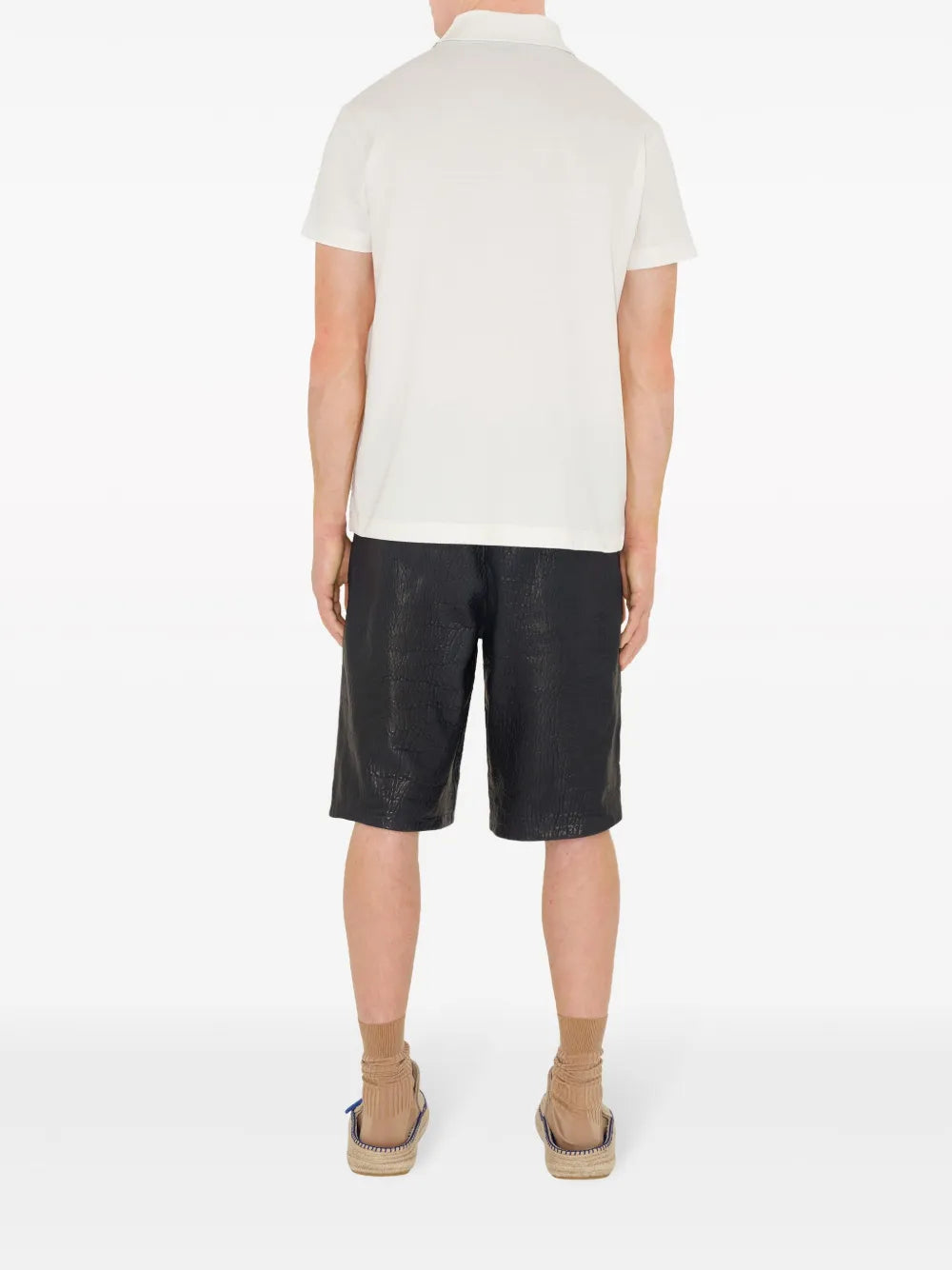 White Polo with Signature Equestrian Logo