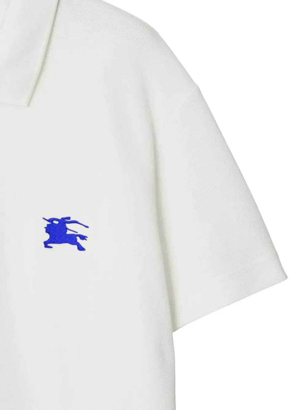 White Polo with Signature Equestrian Logo