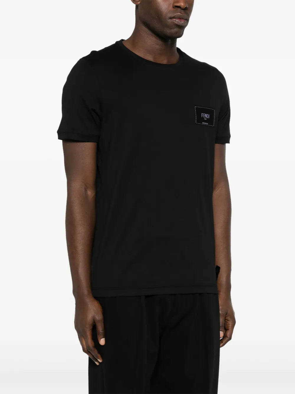 Roma Logo Cotton T-Shirt