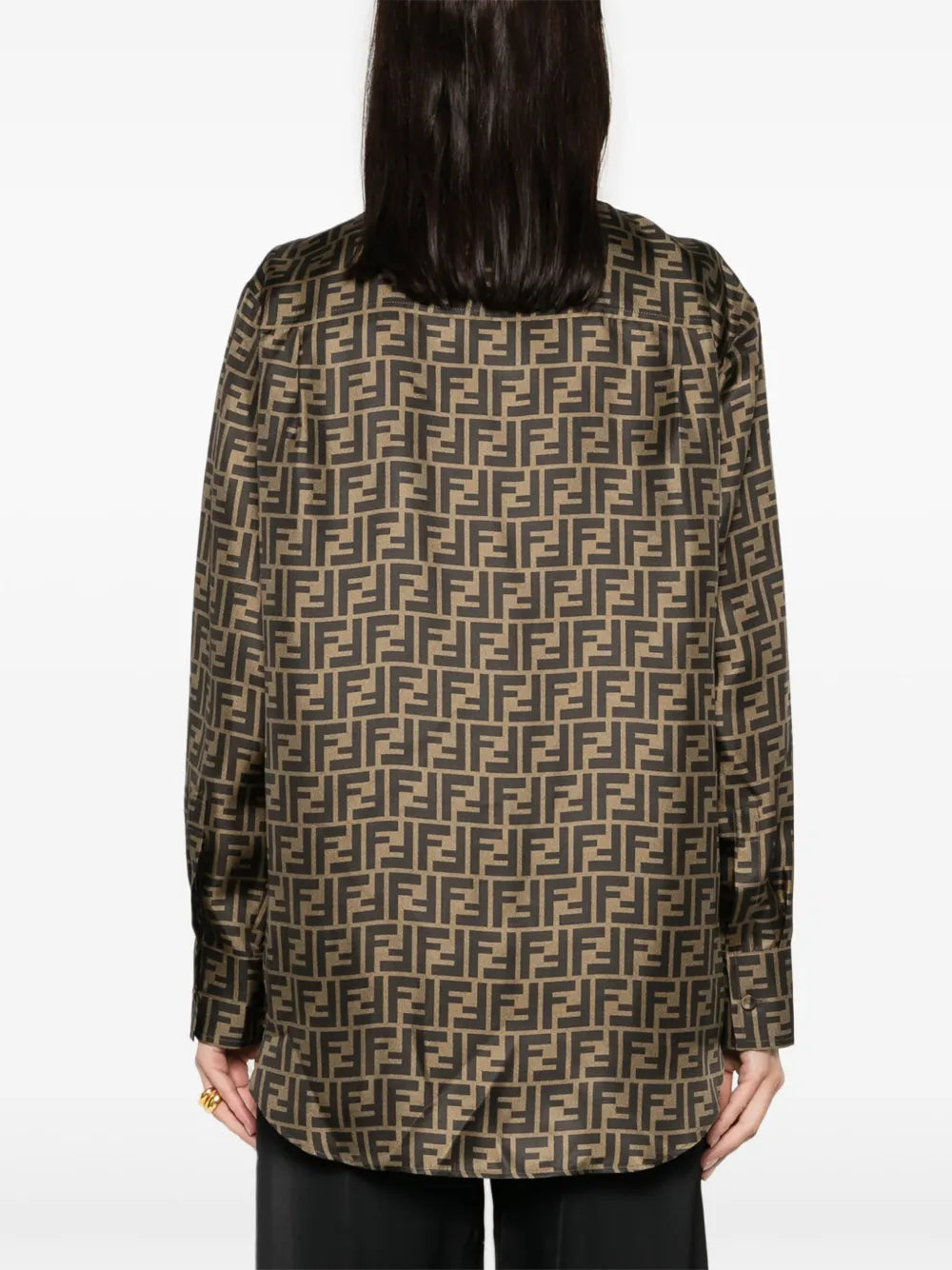 Monogram Silk Shirt