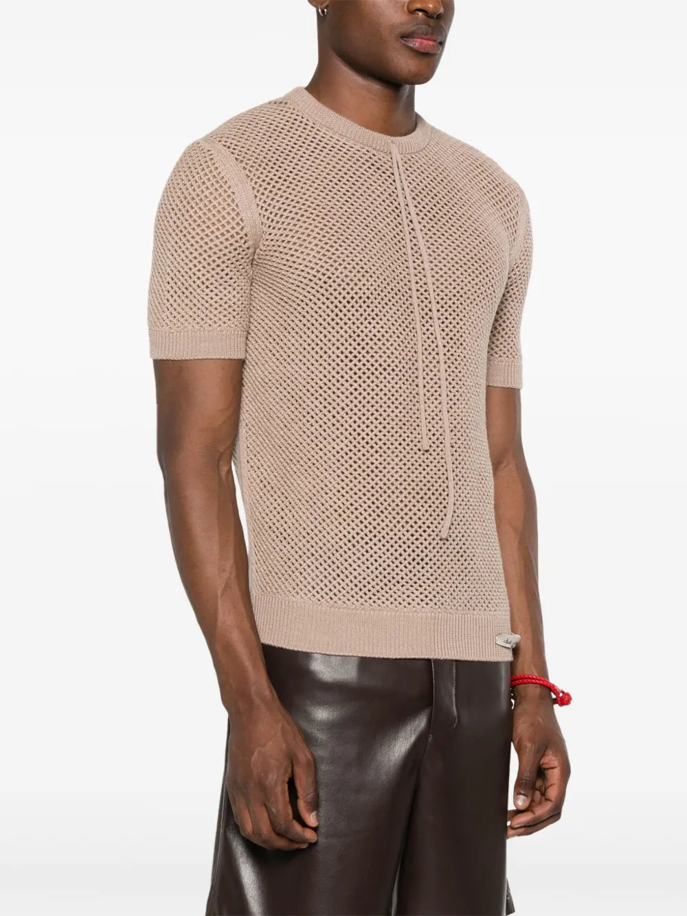 Mesh Cotton T-Shirt