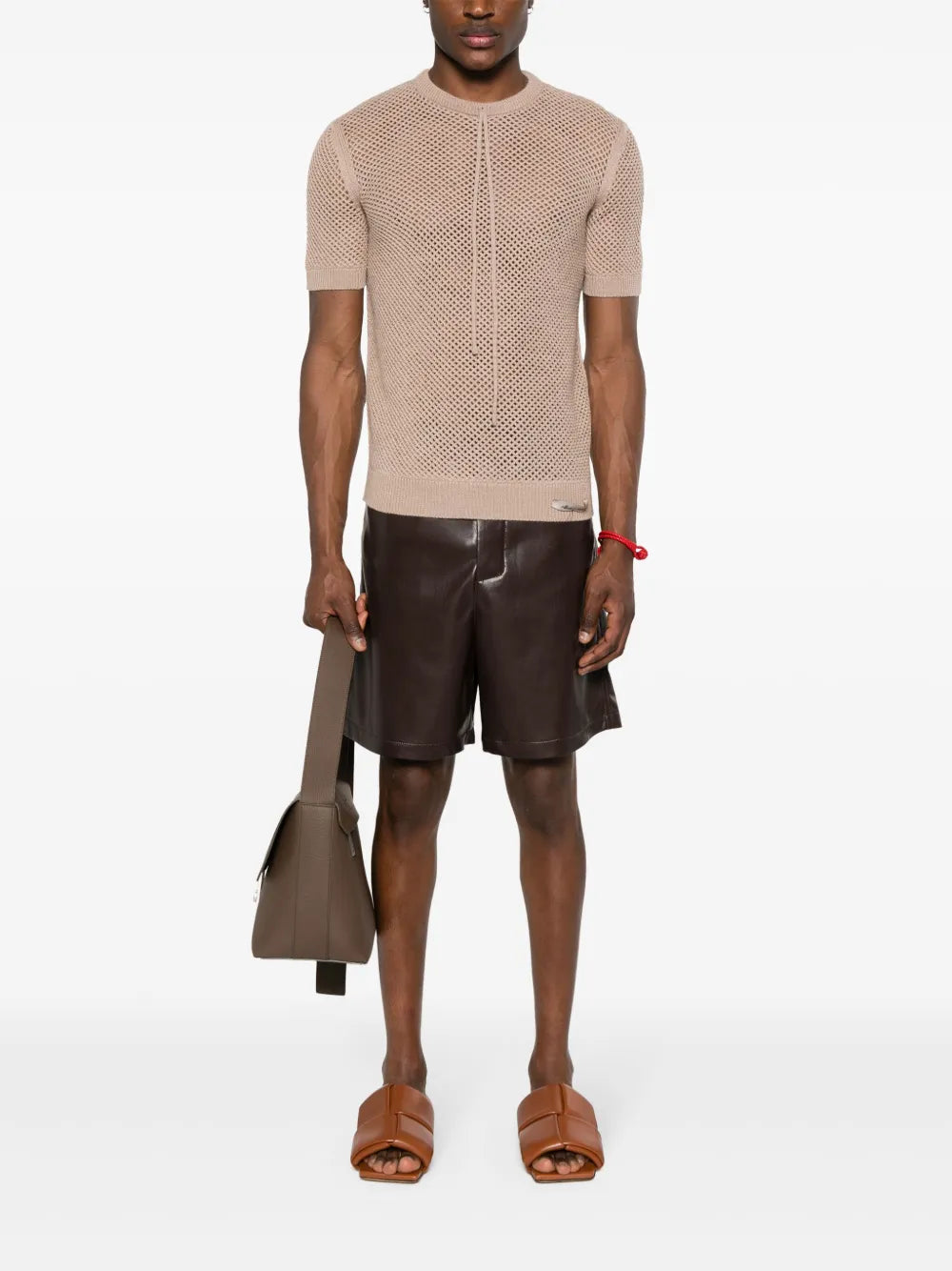 Mesh Cotton T-Shirt