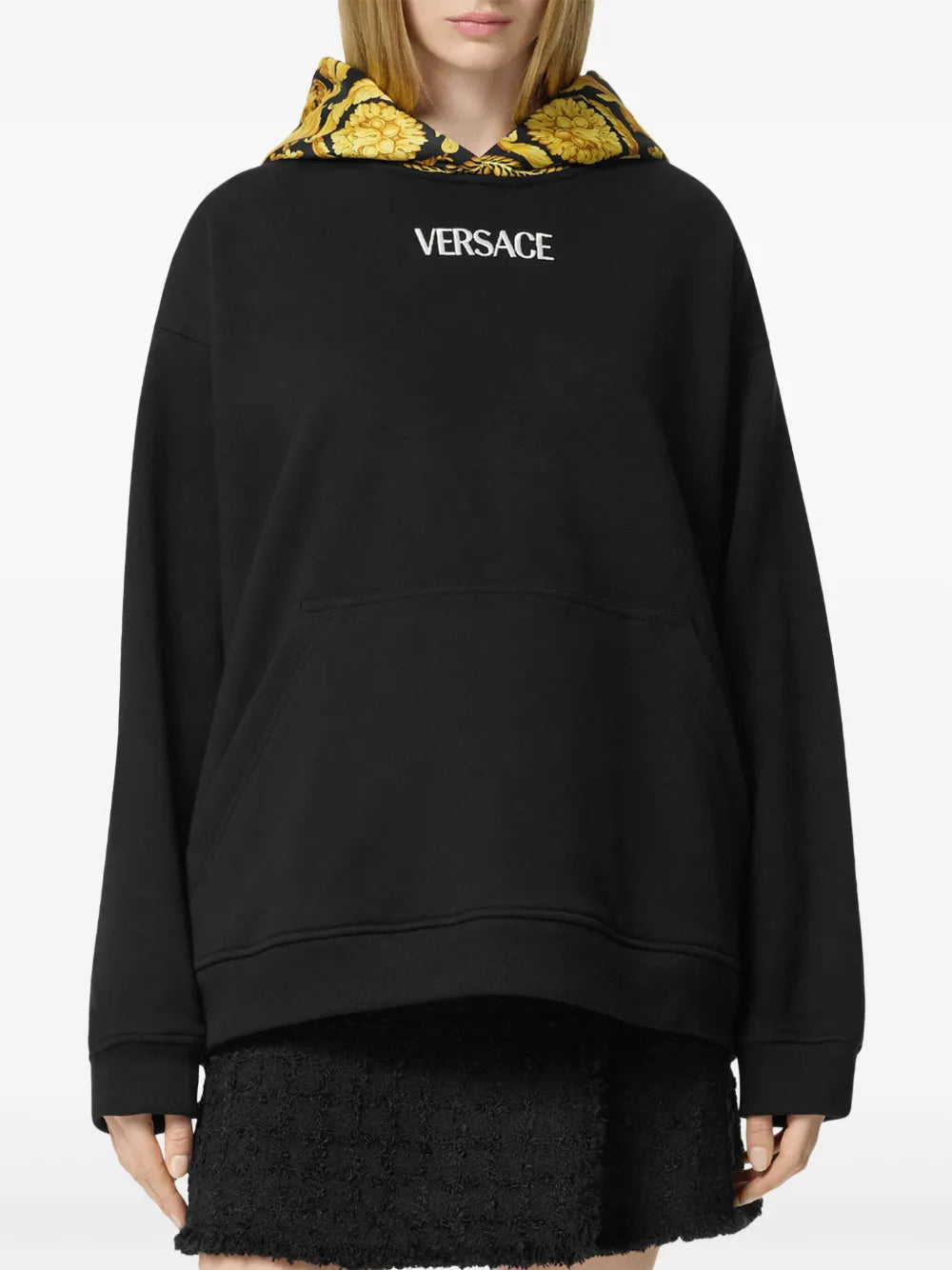 Barocco Trim Hoodie
