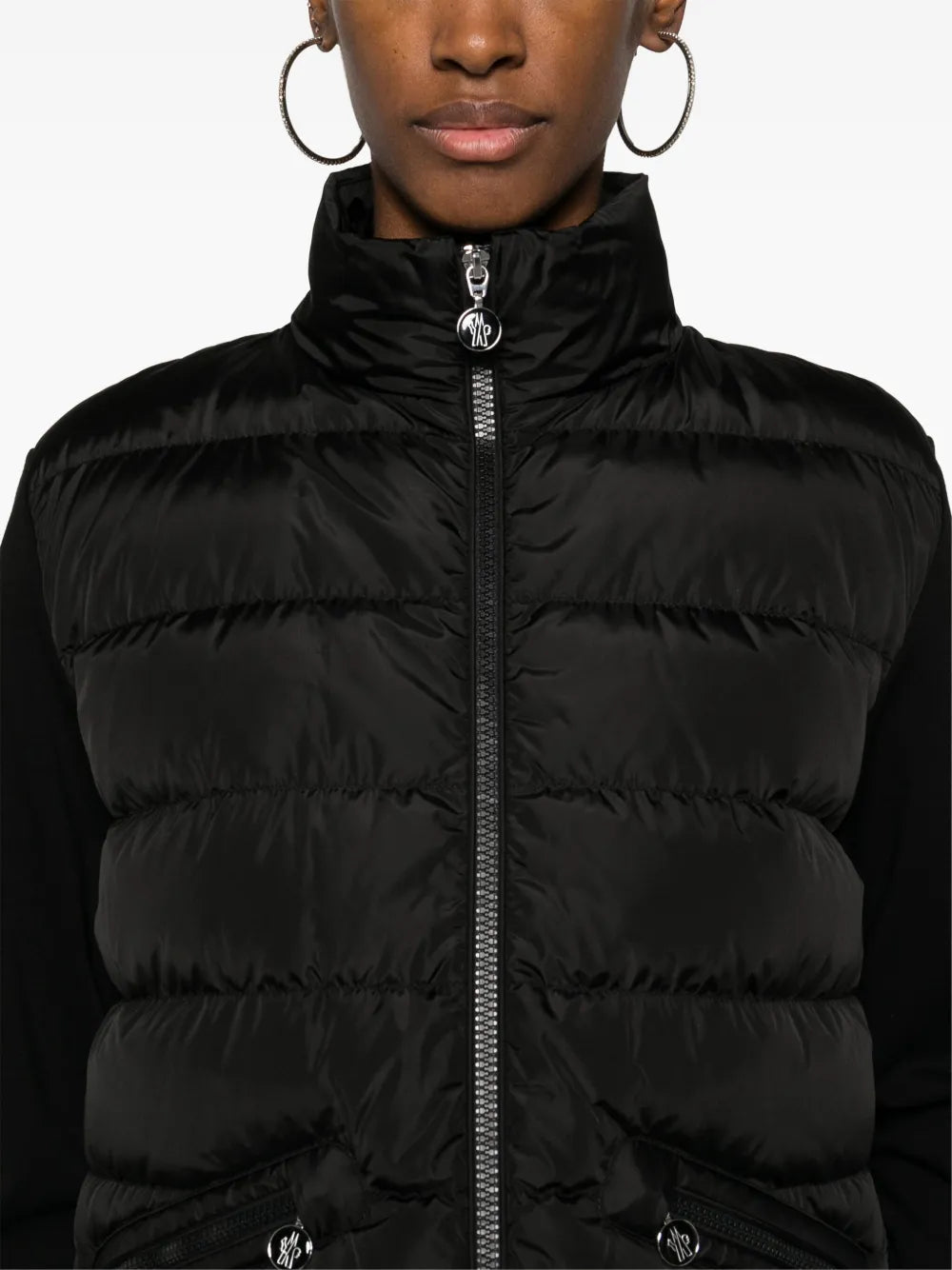 Hybrid Puffer Knit Jacket
