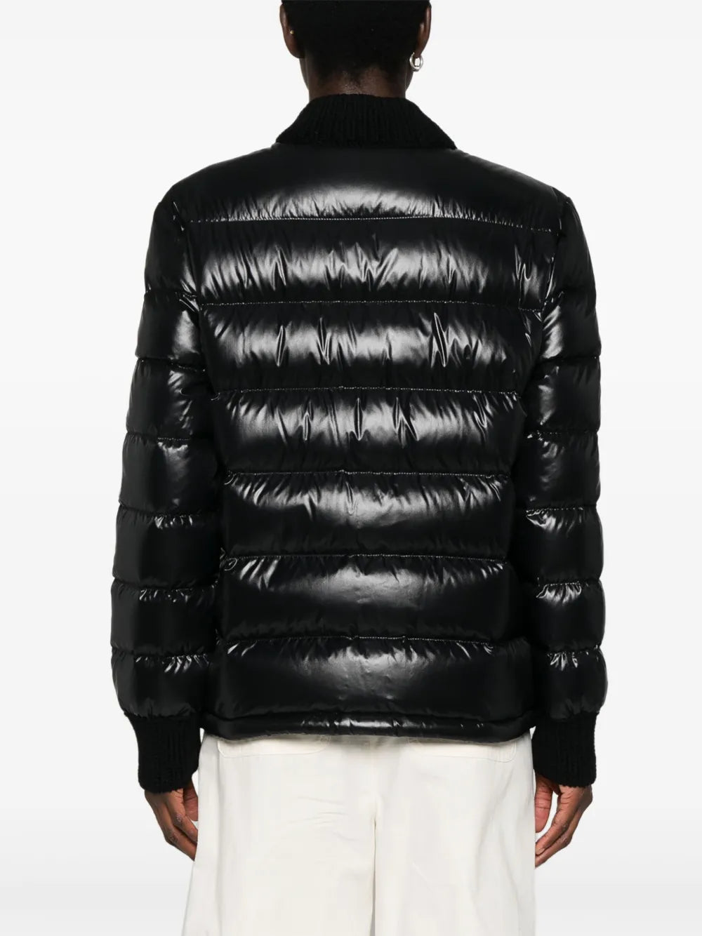 Glossy Quilted Puffer Jacket