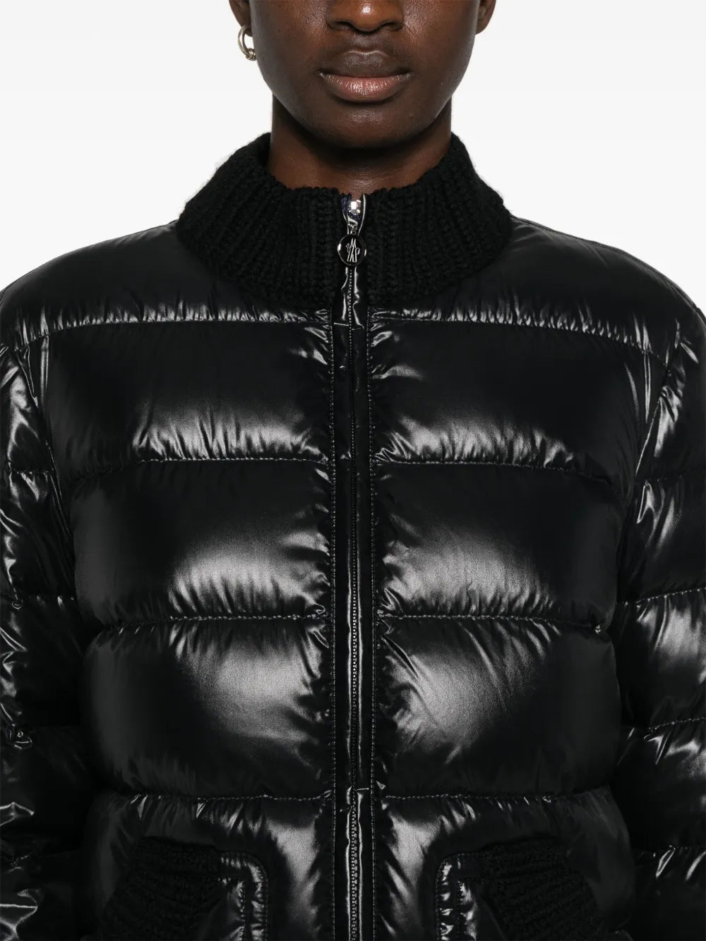 Glossy Quilted Puffer Jacket