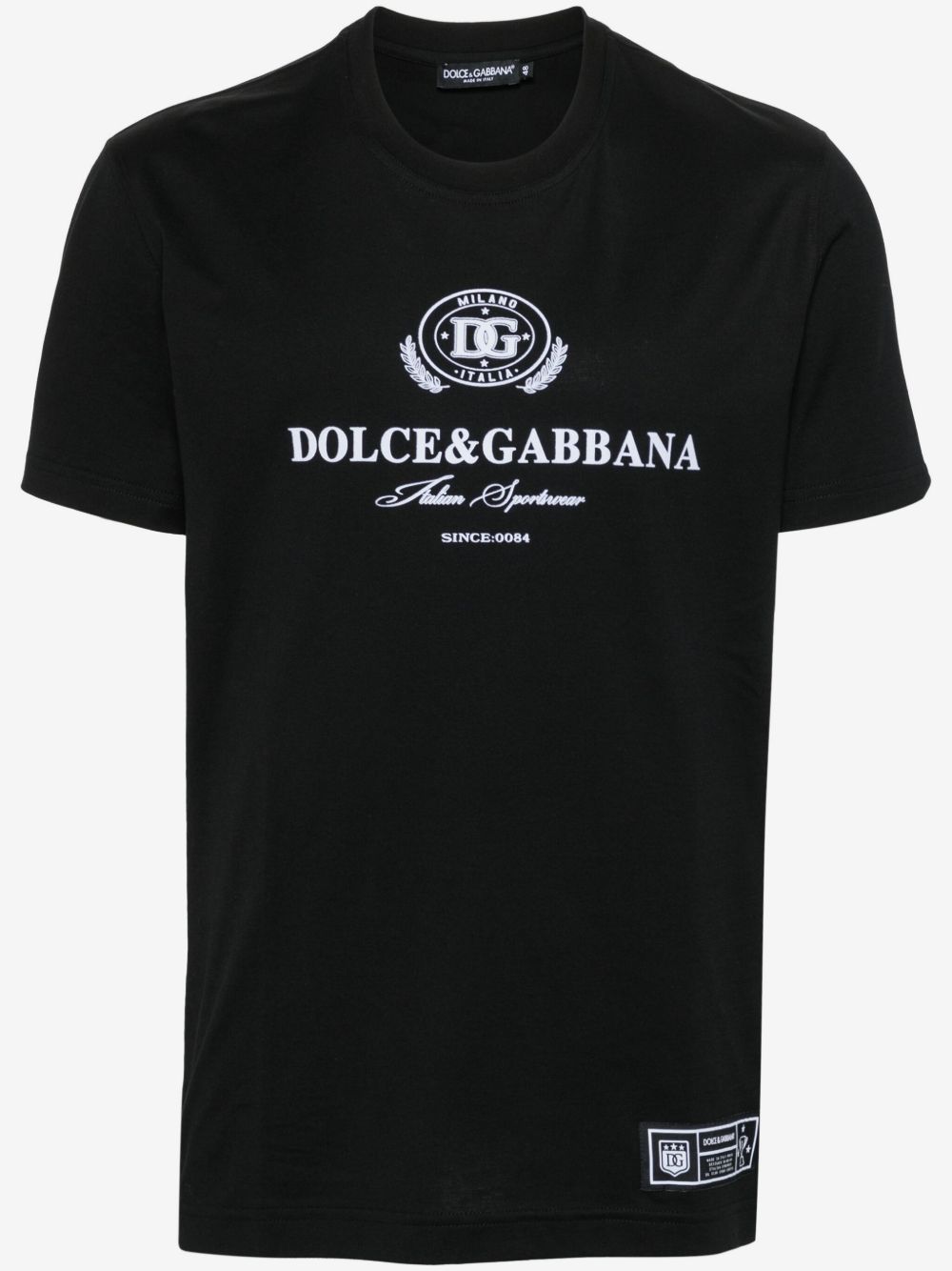 Gabbana Cotton Logo Print T-Shirt