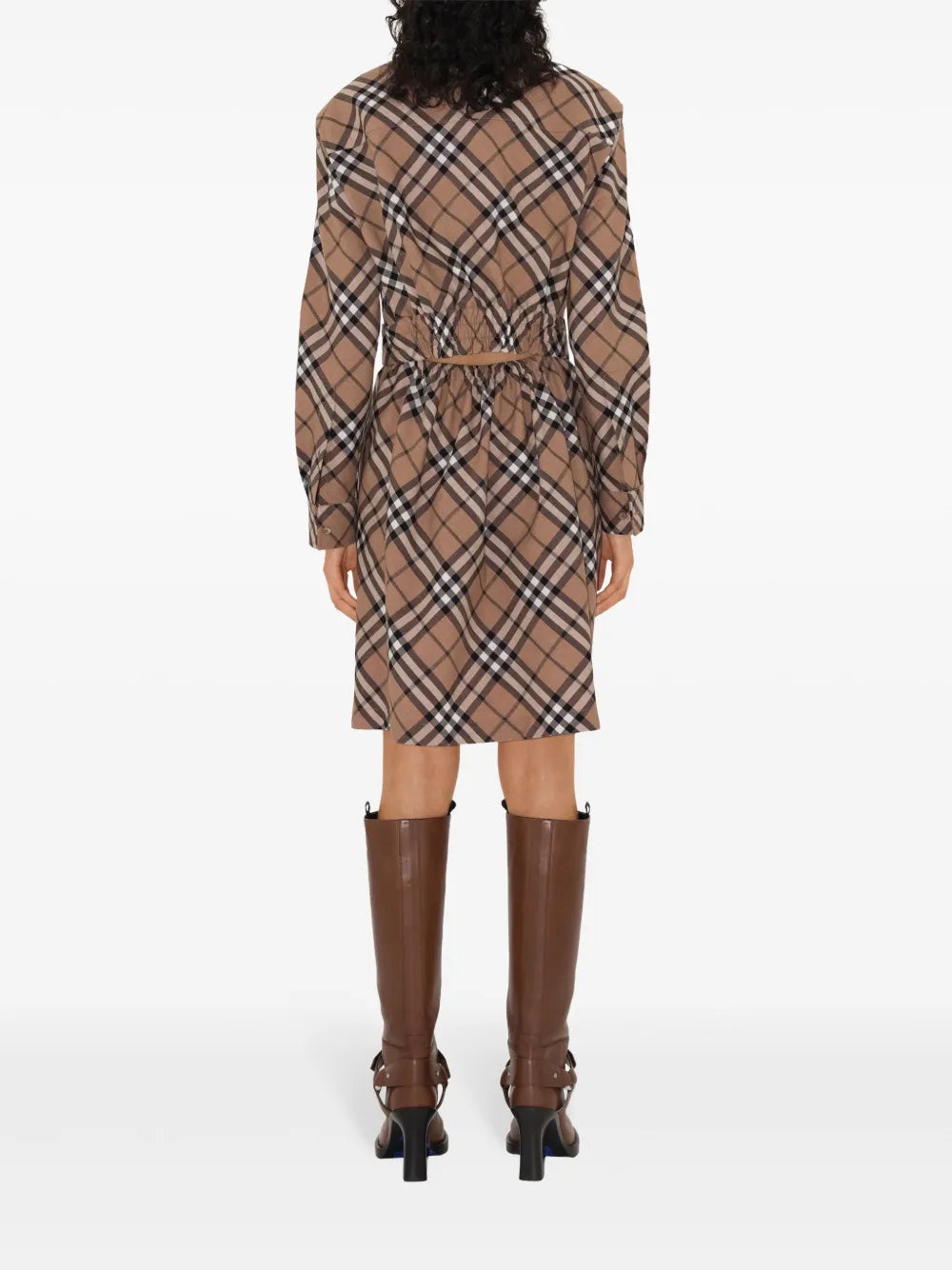 Classic Check Belted Shirt Dress