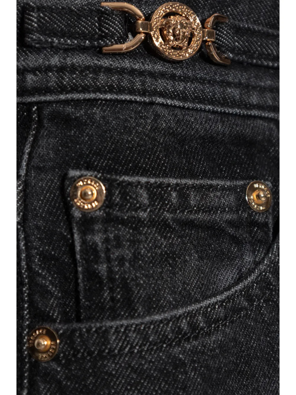 Baroque Panel Straight-Leg Jeans
