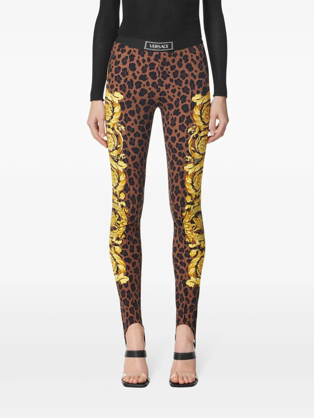 Leopard Baroque Stirrup Leggings