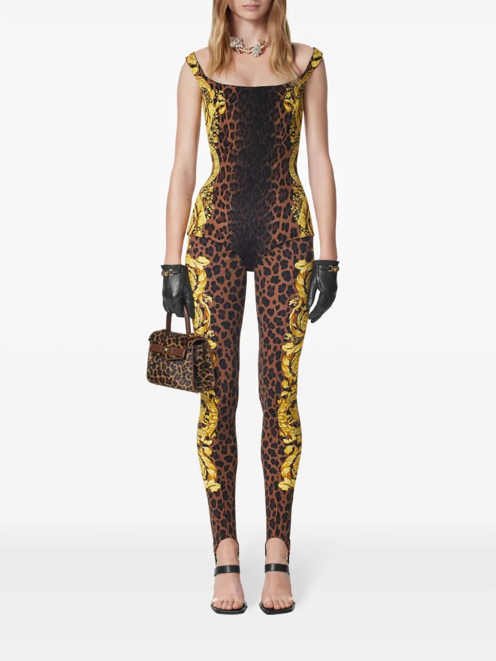 Leopard Baroque Stirrup Leggings