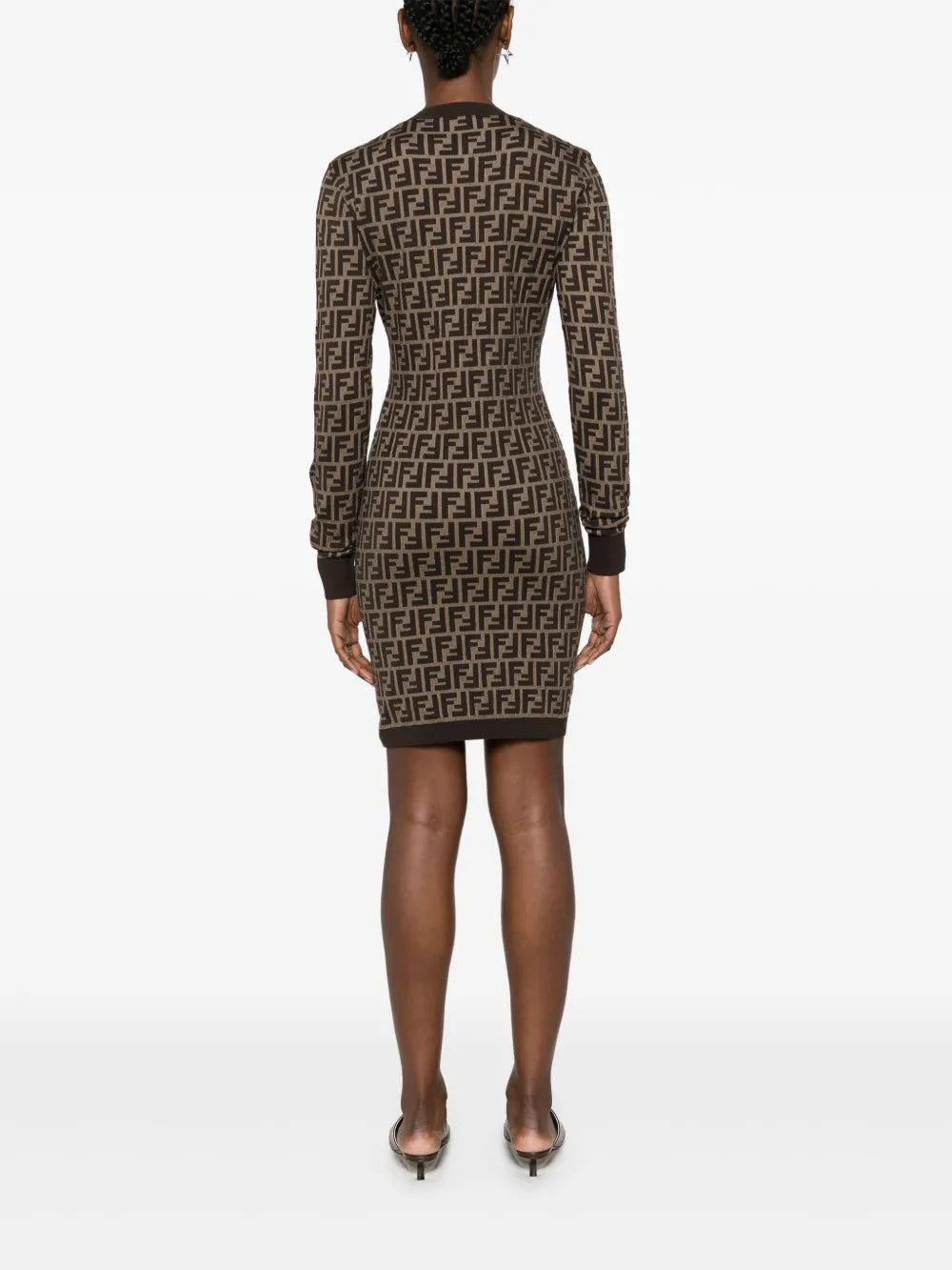Monogram Knit Bodycon Dress