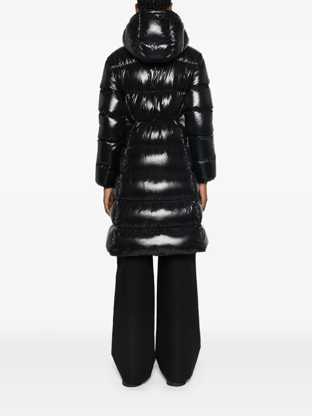 Glossy Long Puffer Coat