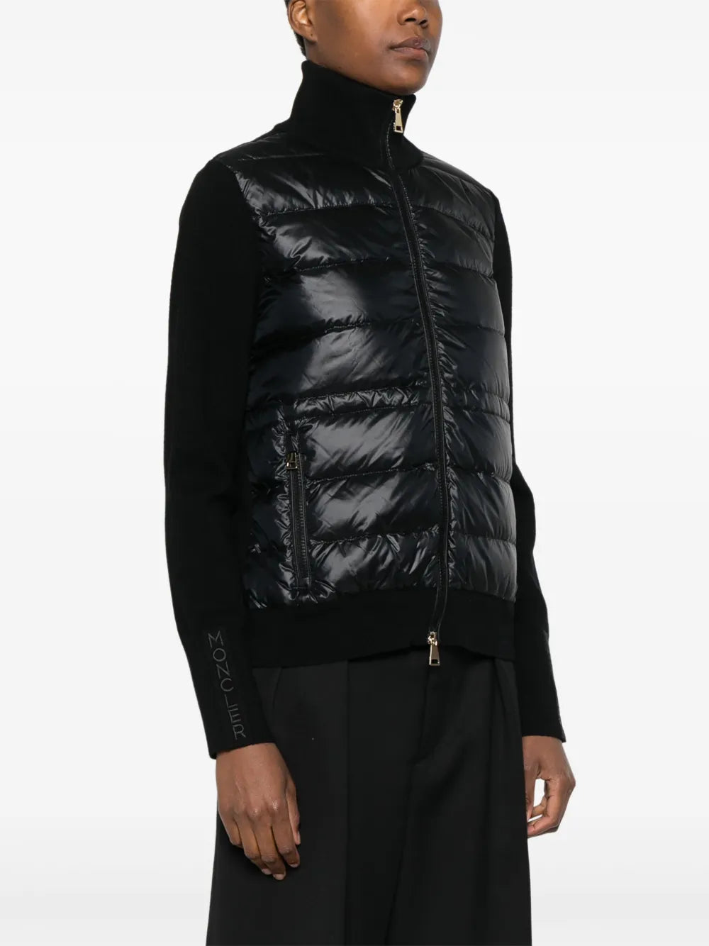 Knit Sleeve Puffer Jacket