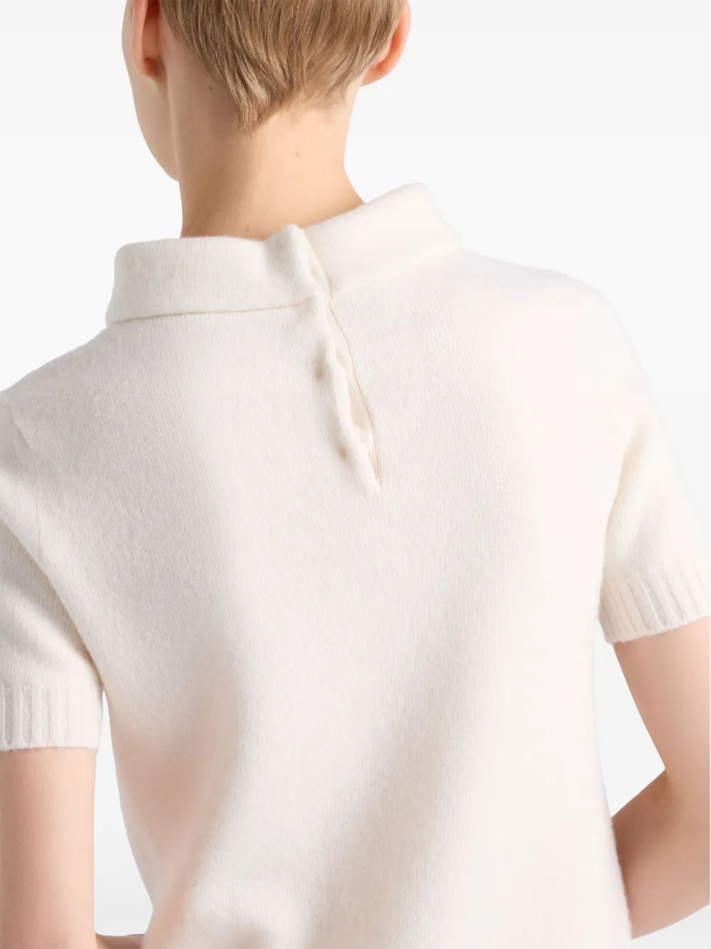 Short-Sleeve Knit Mini Dress