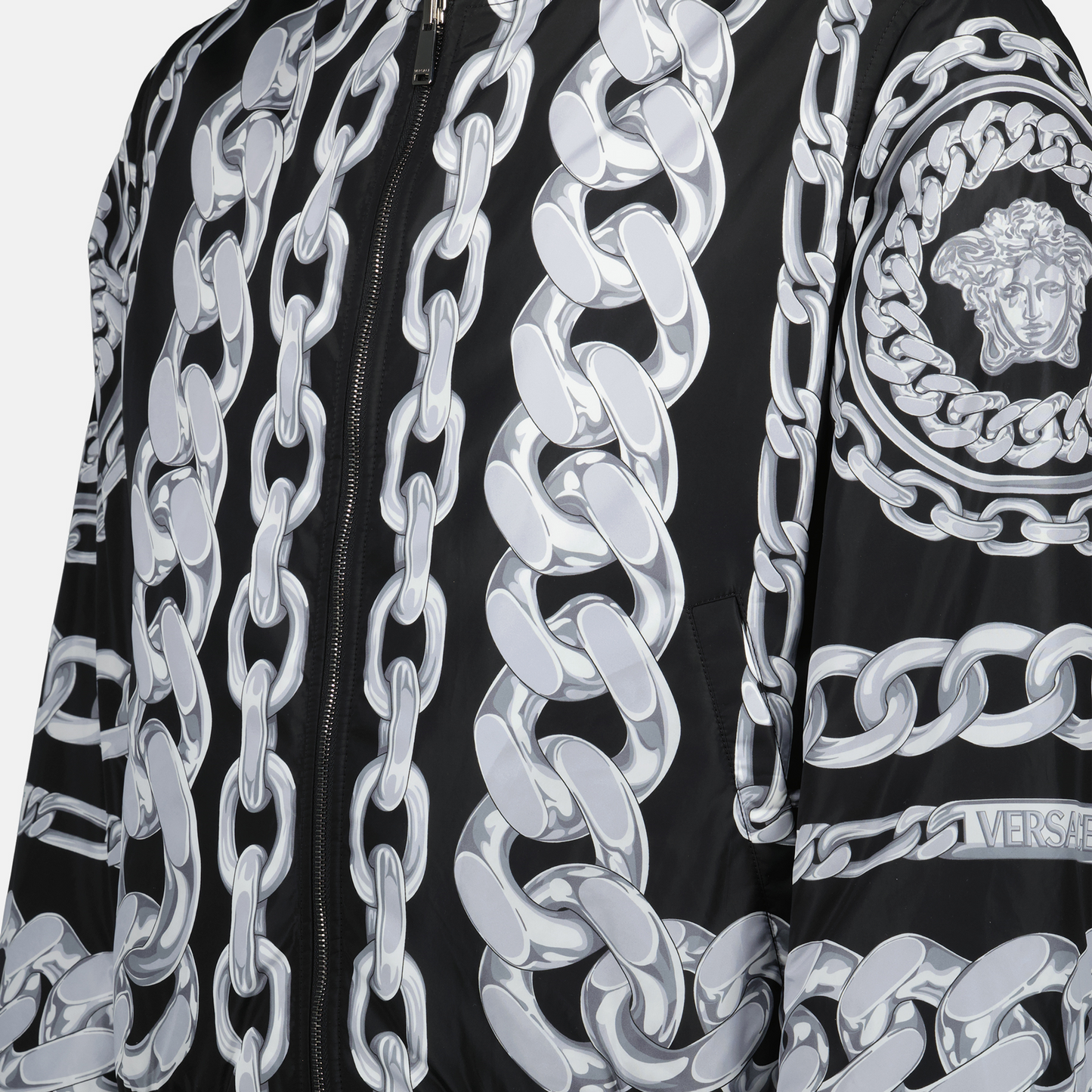 Reversible bomber jacket