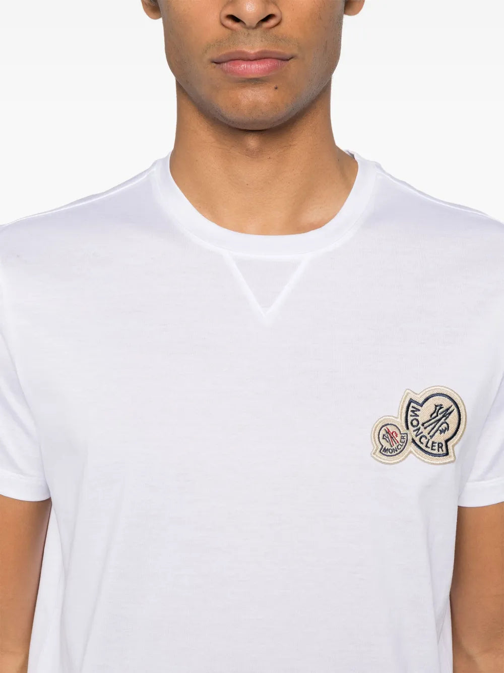 White Double Logo T-Shirt