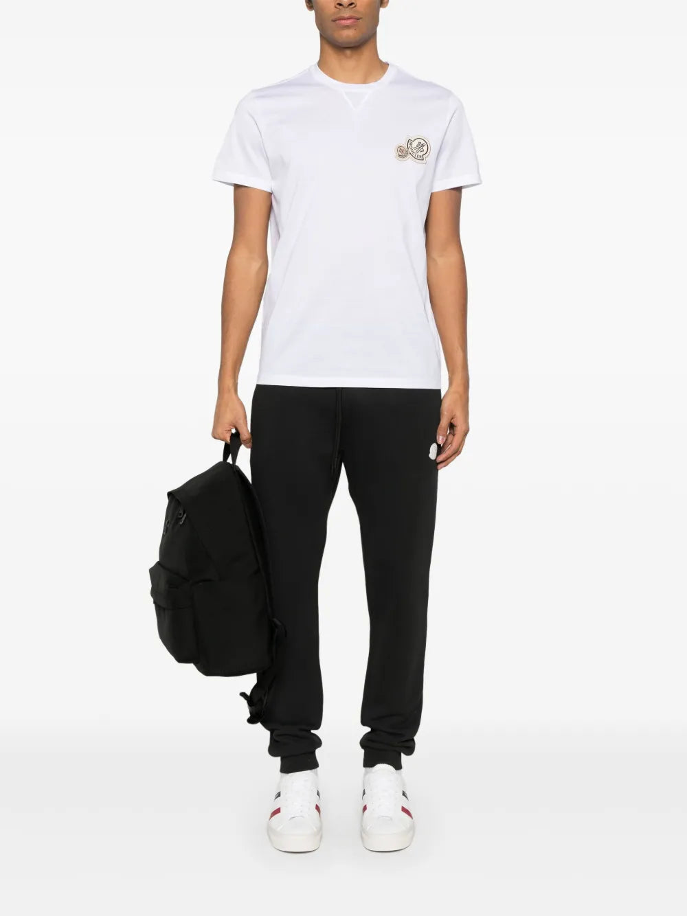 White Double Logo T-Shirt