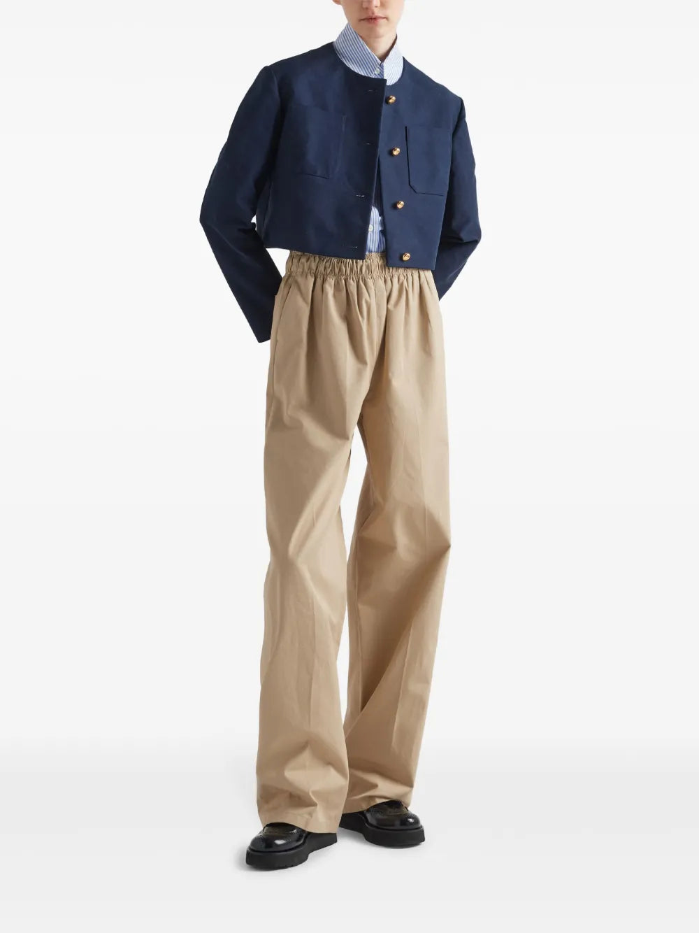 Relaxed Straight-Leg Trousers