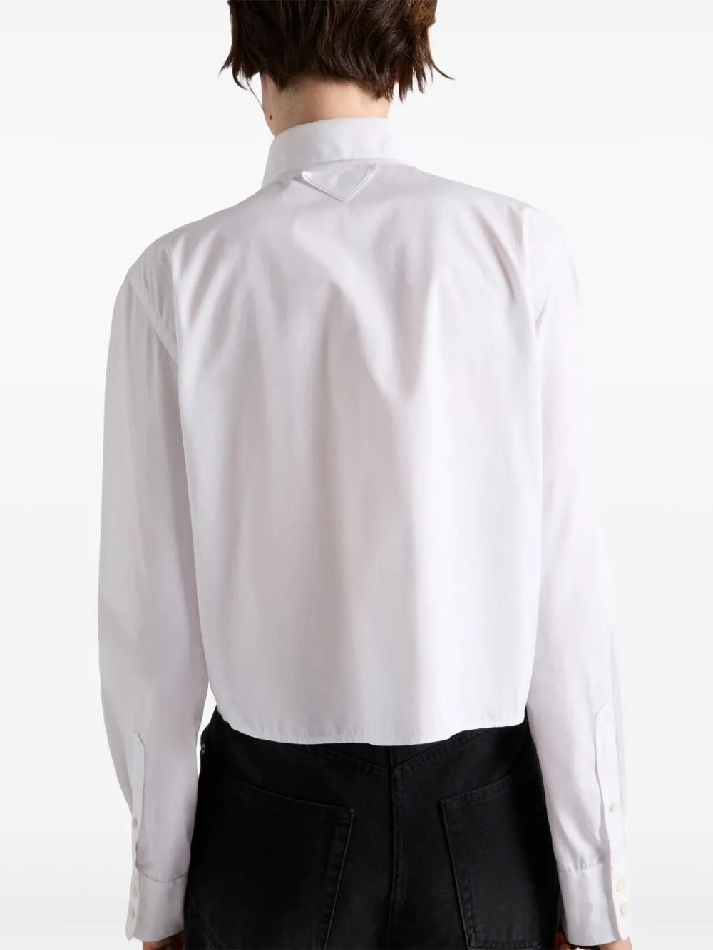 Crystal Embellished Collar Shirt