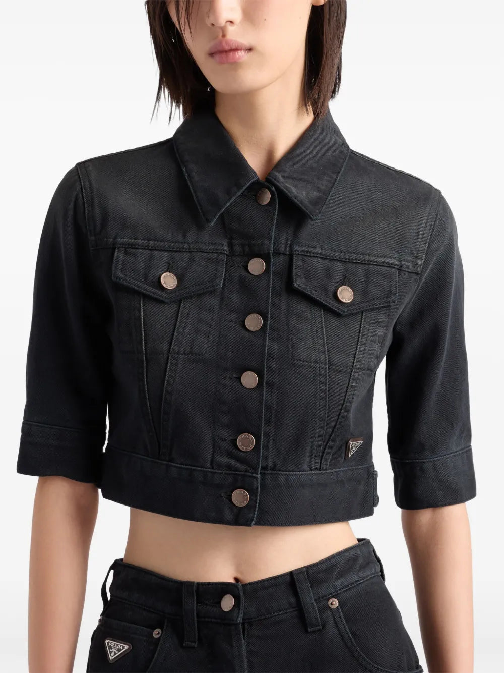 Cropped Denim Jacket