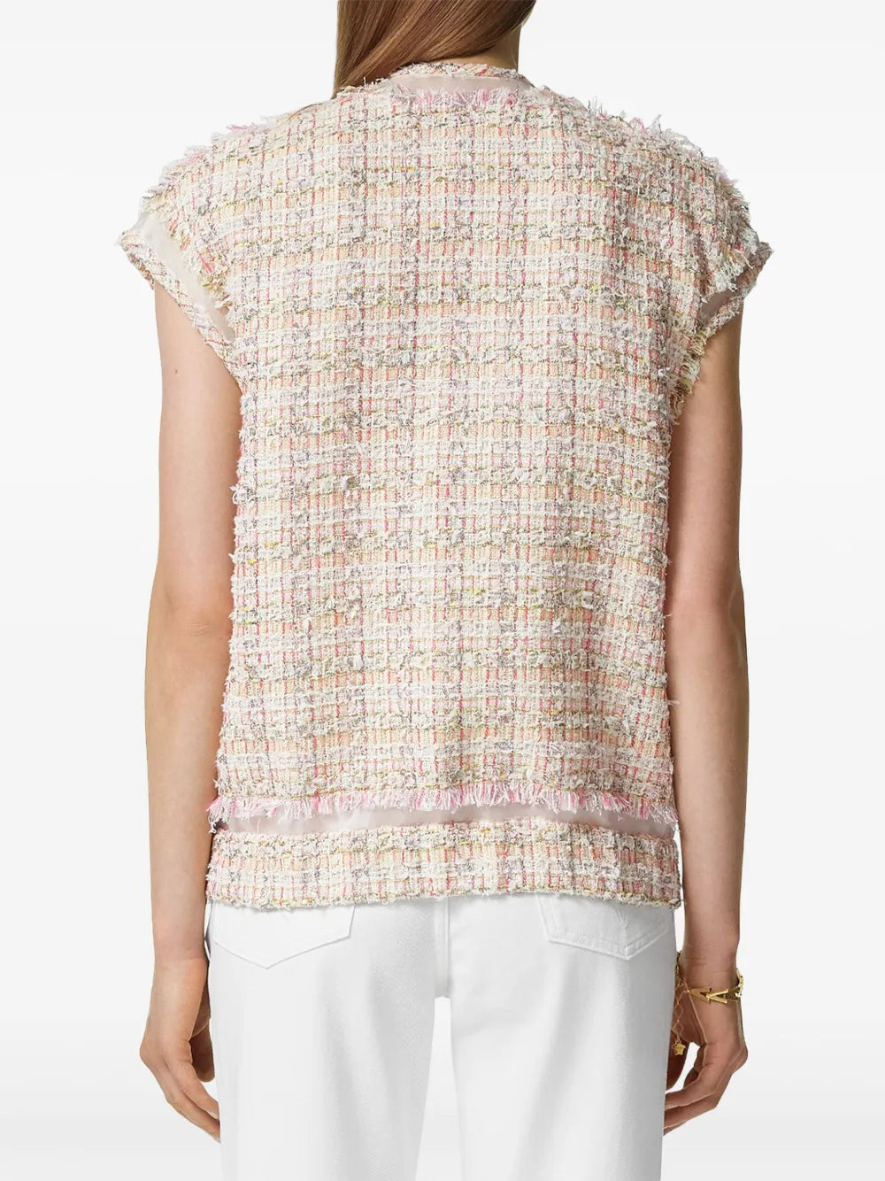 Vest in Multicolor Bouclé