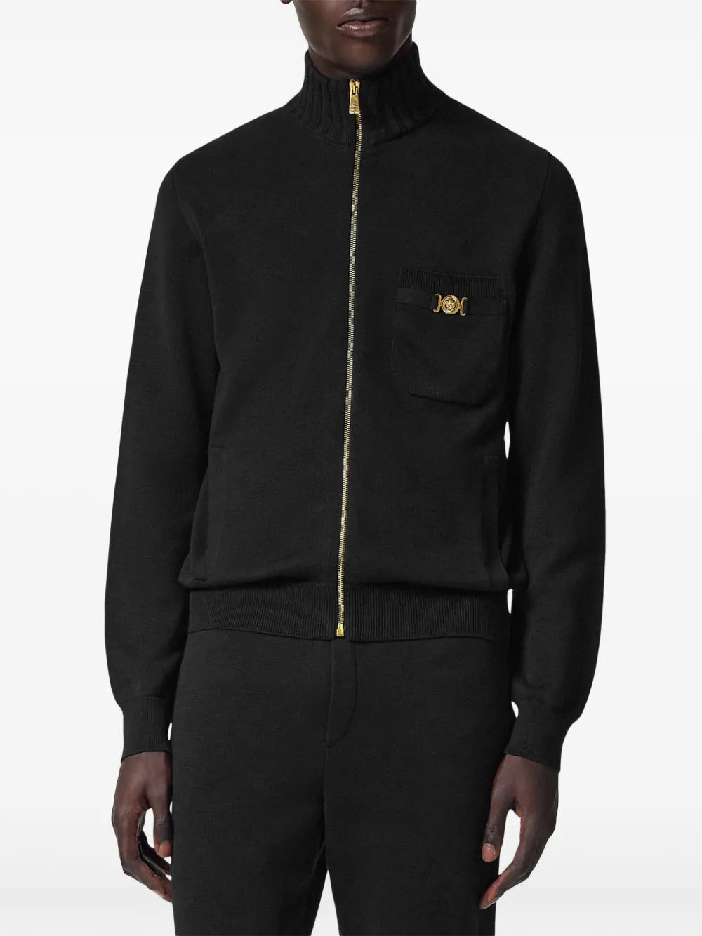 Zipped Cashmere Jacket