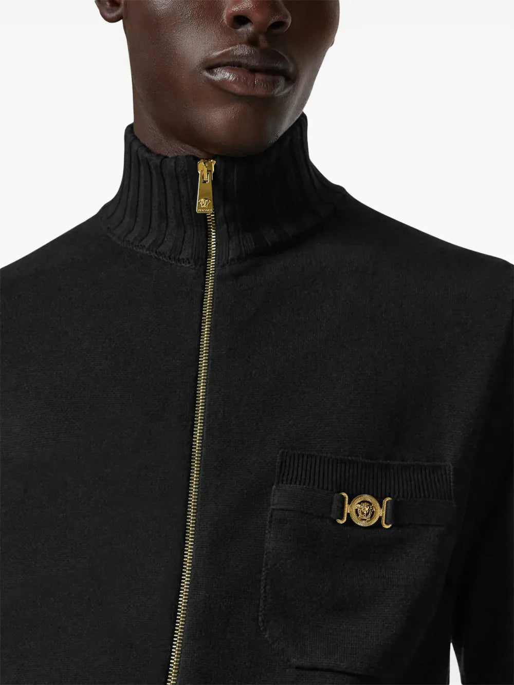 Zipped Cashmere Jacket