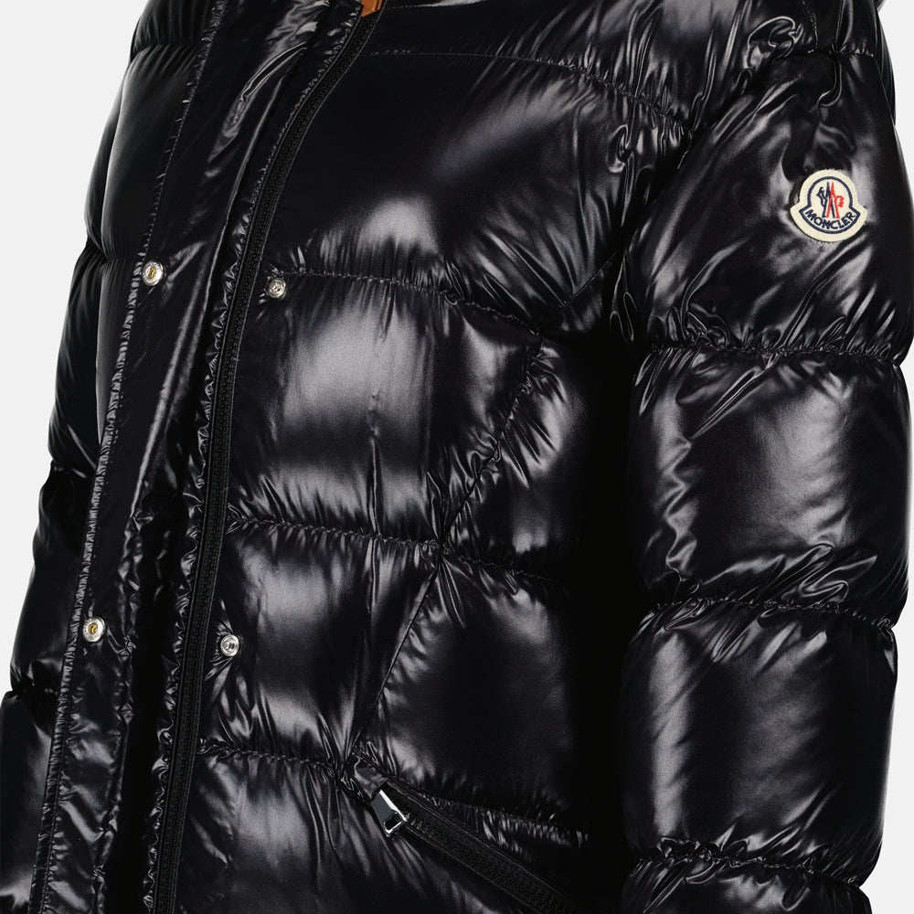 Glossy Long Puffer Coat
