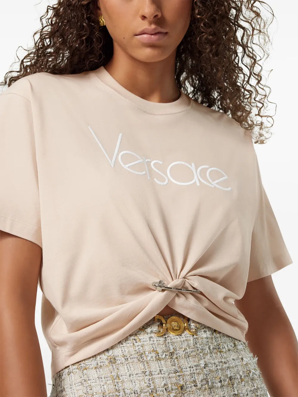 Logo Twist Crop T-Shirt