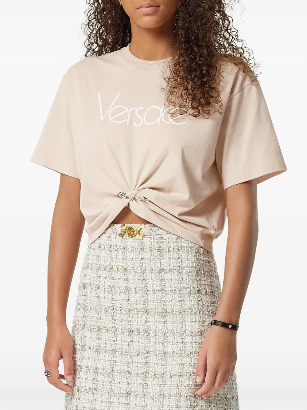 Logo Twist Crop T-Shirt