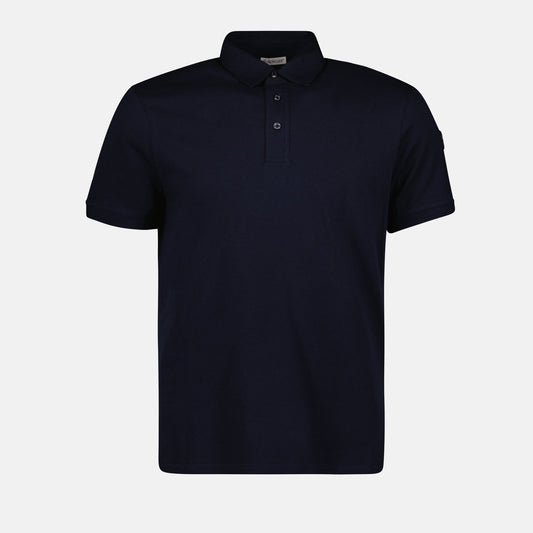 Moncler Navy Polo Shirt