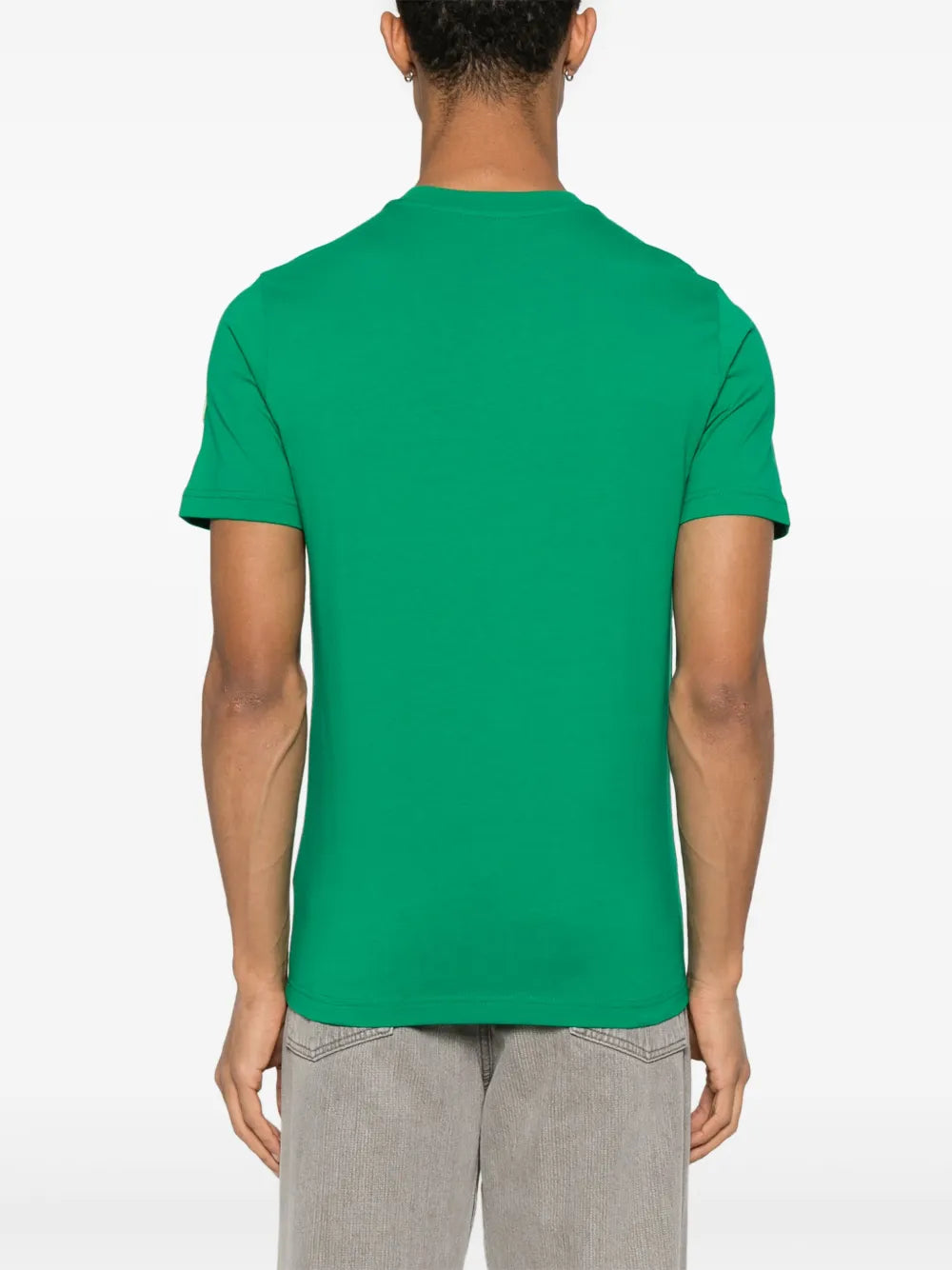 Green Embroidered Logo T-Shirt