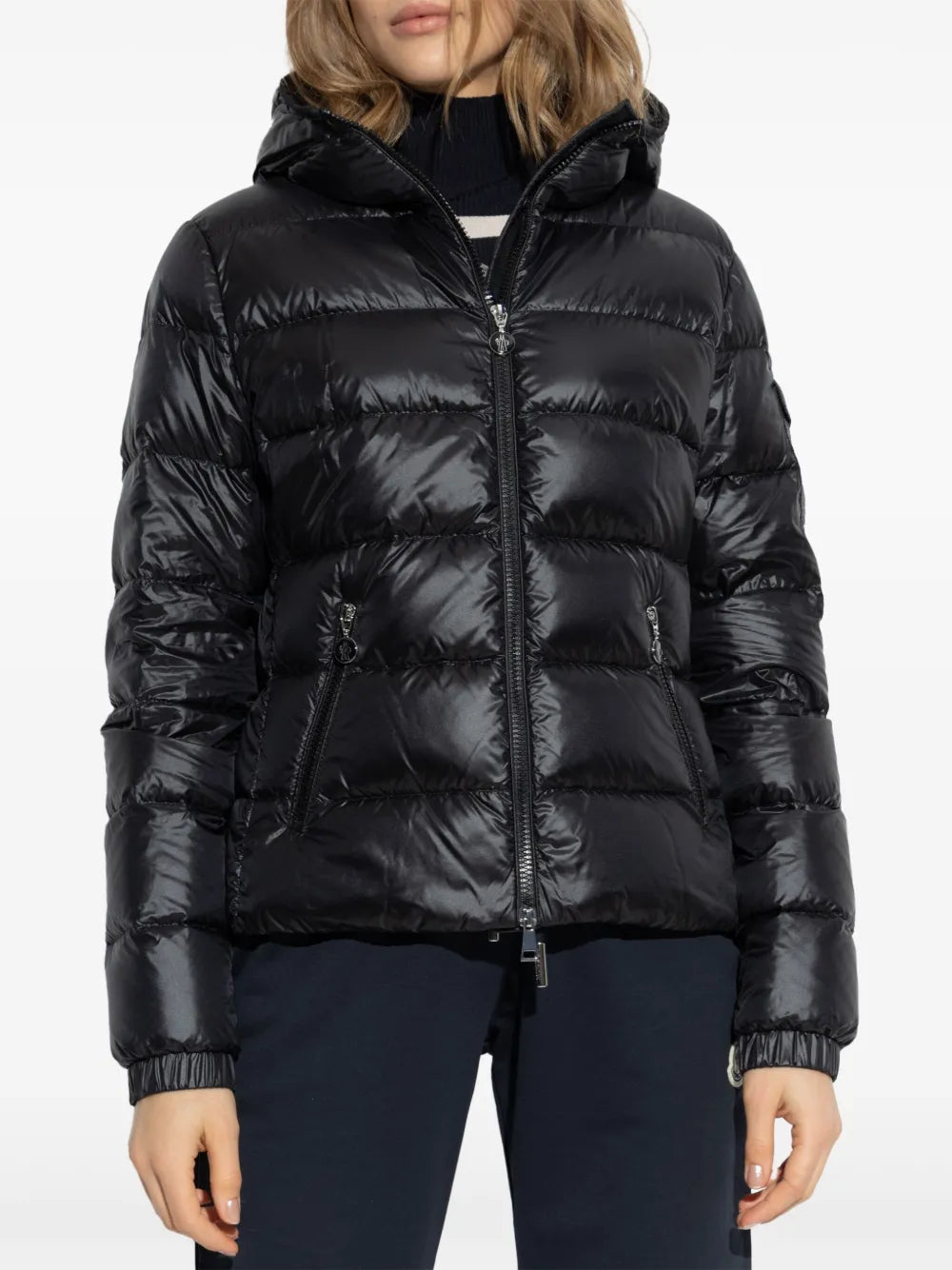 Hooded Quilted Down Jacket