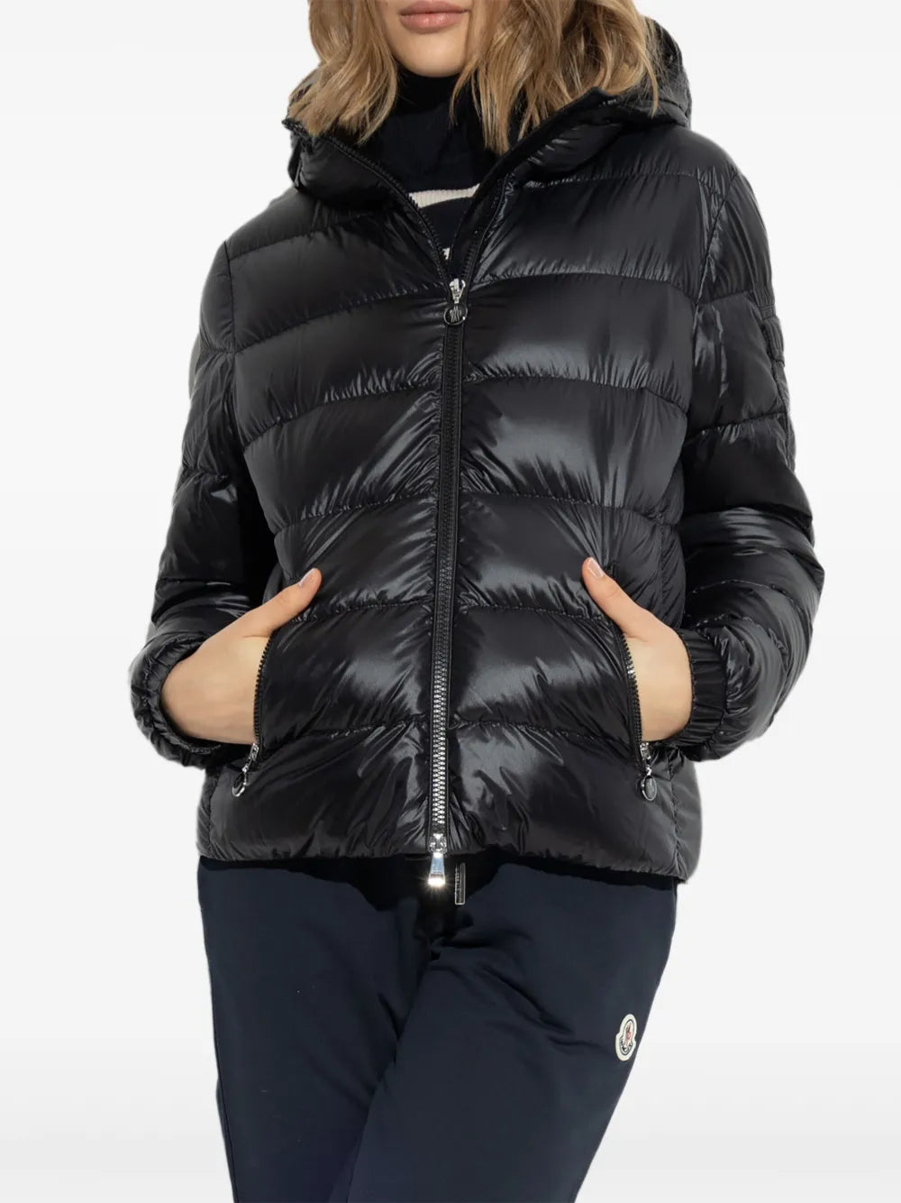 Hooded Quilted Down Jacket