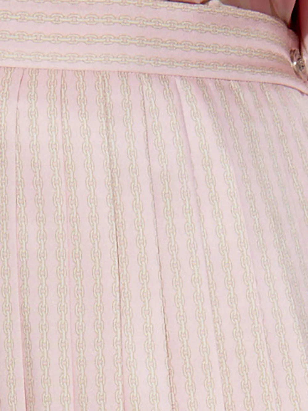 Pleated Silk Skirt