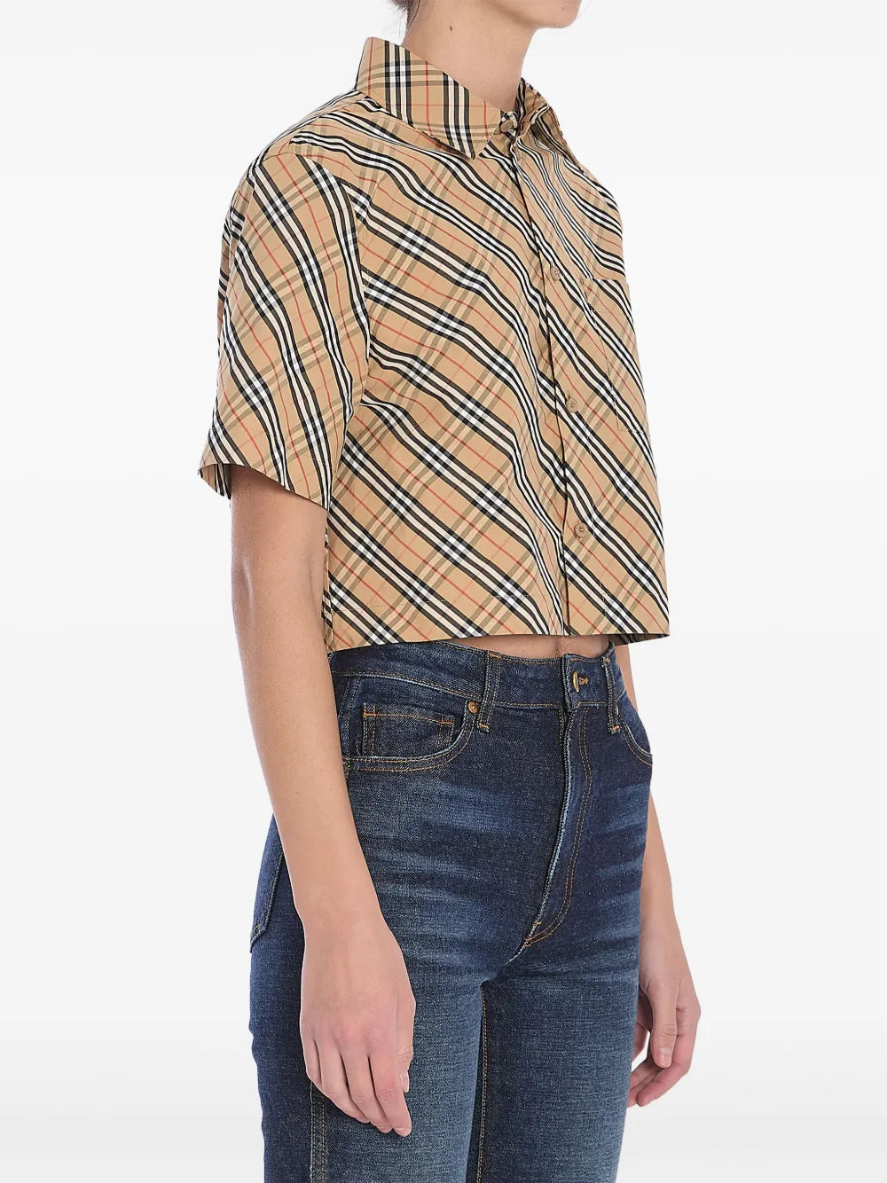 Cropped Short Sleeve Shirt