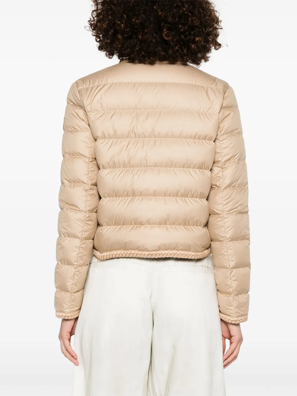 Cropped Quilted Down Jacket