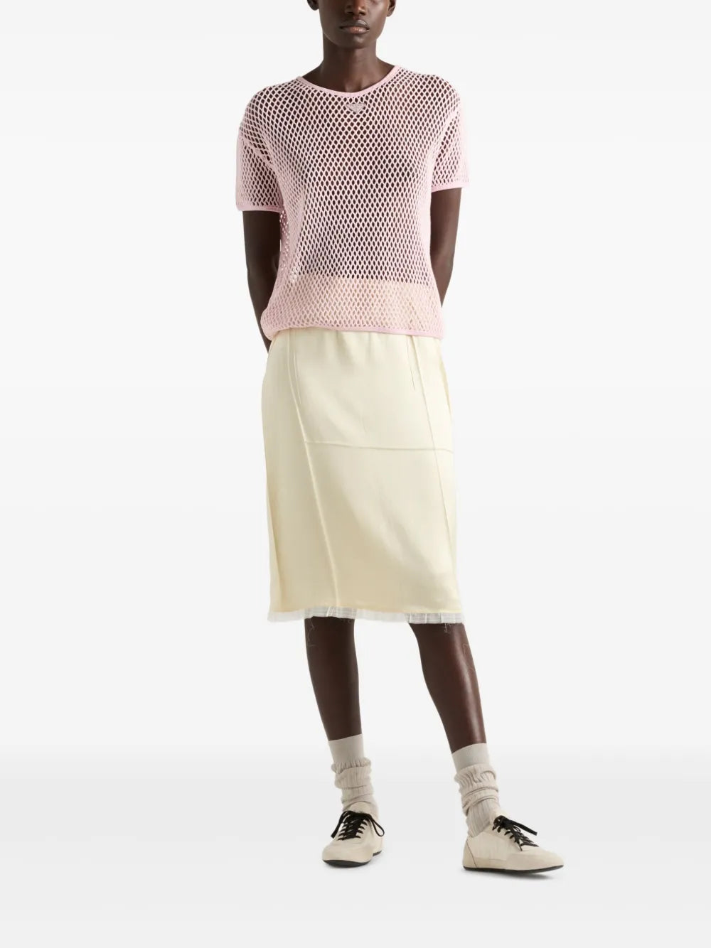 Mesh Knit T-Shirt