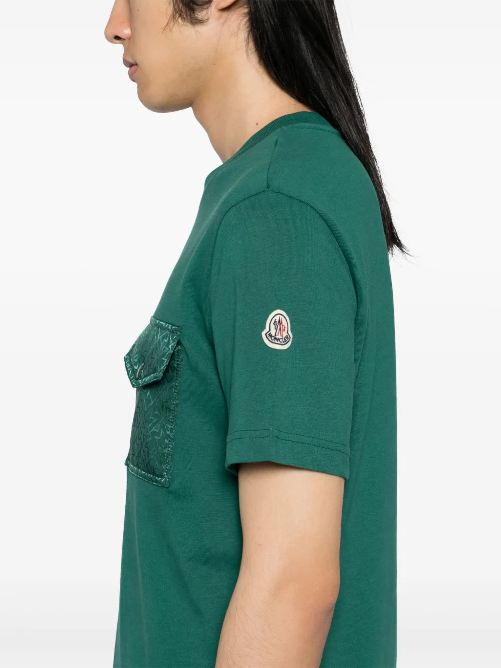 Green Monogram Pocket T-Shirt