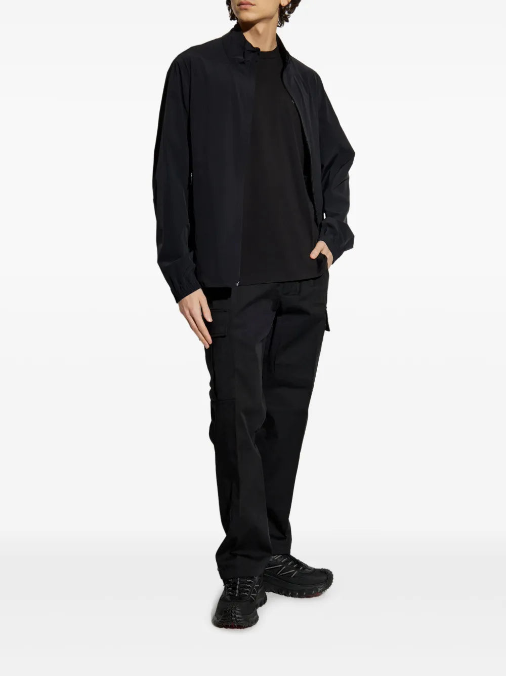 Black Faded Logo Print T-Shirt