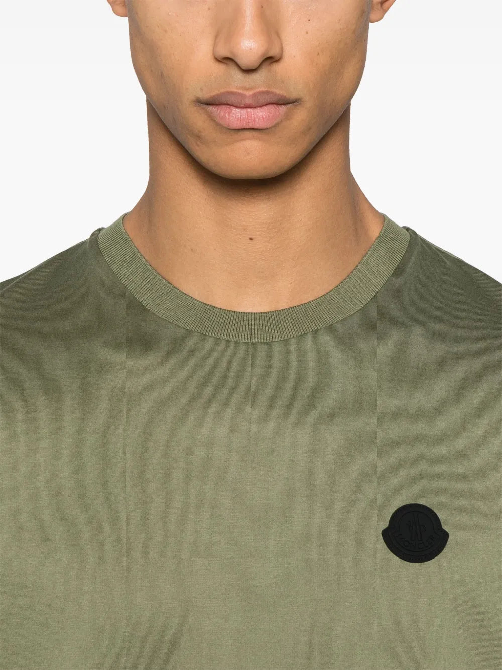 Khaki Vertical Logo T-Shirt