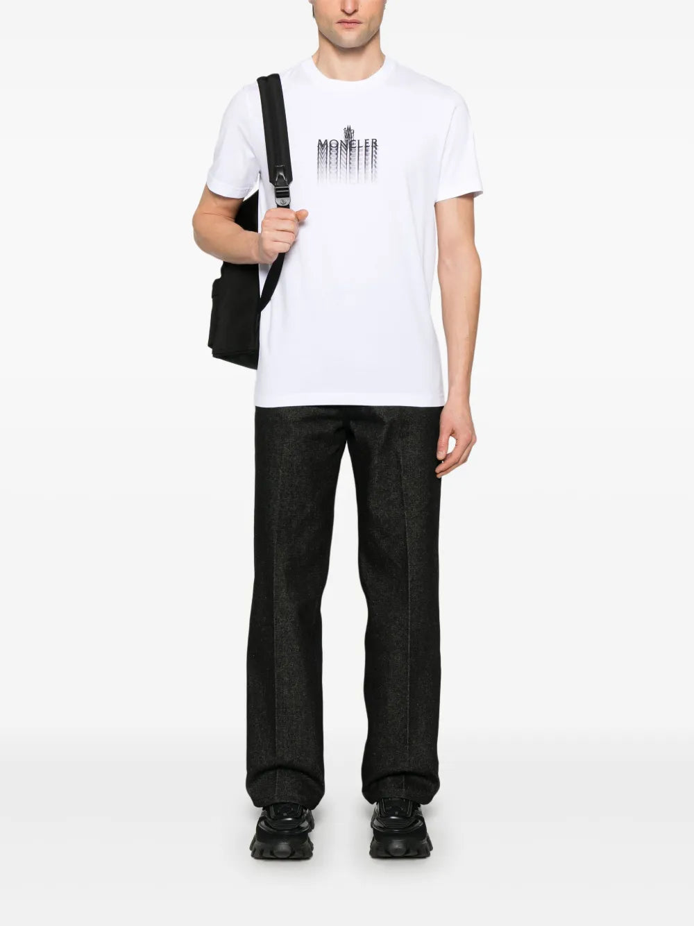 White Faded Logo T-Shirt