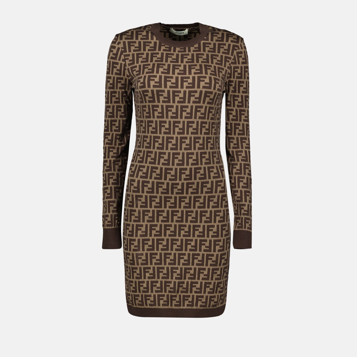 Monogram Knit Bodycon Dress