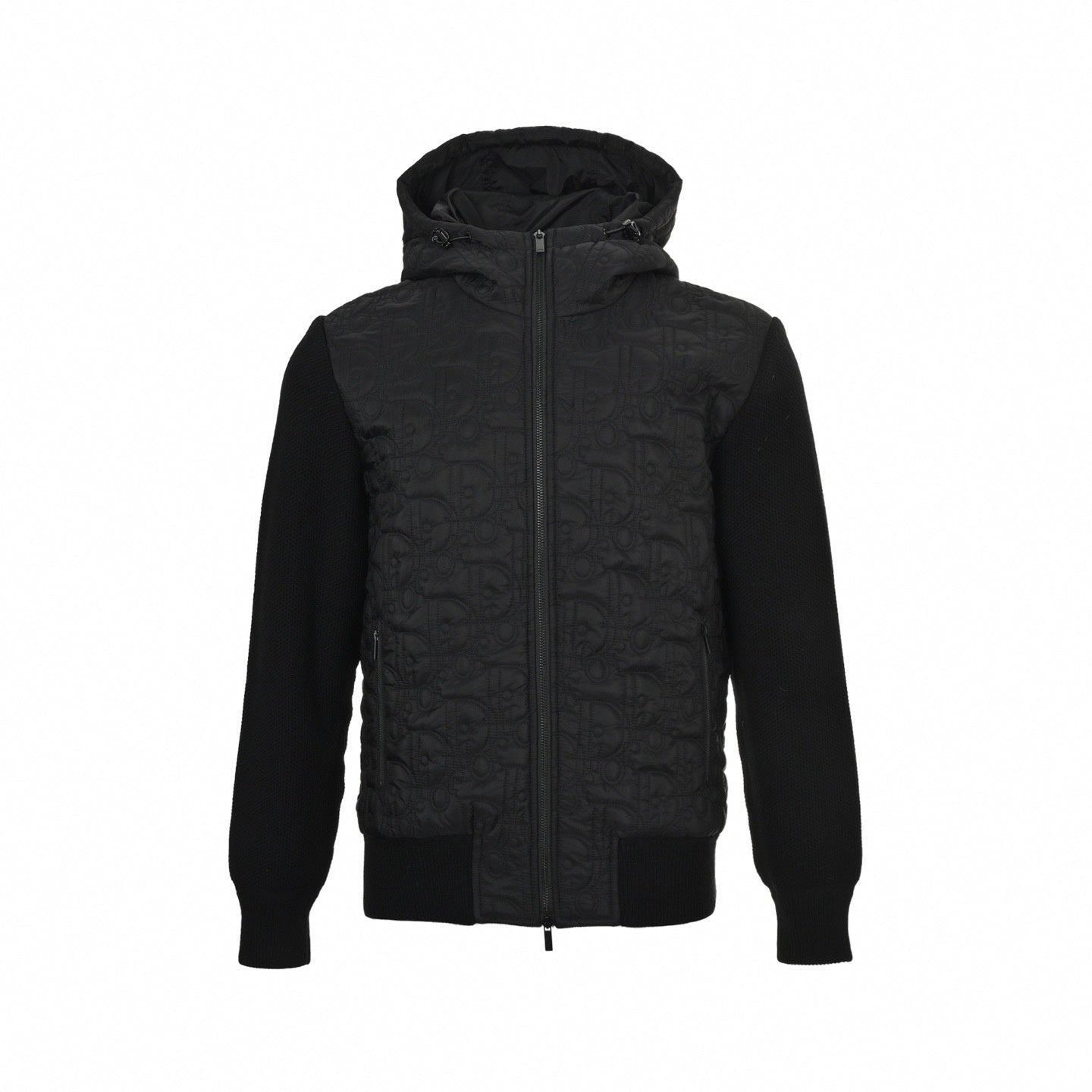 Oblique Quilted Hybrid Hoodie