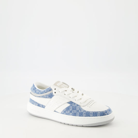 Denim Panel Sneakers