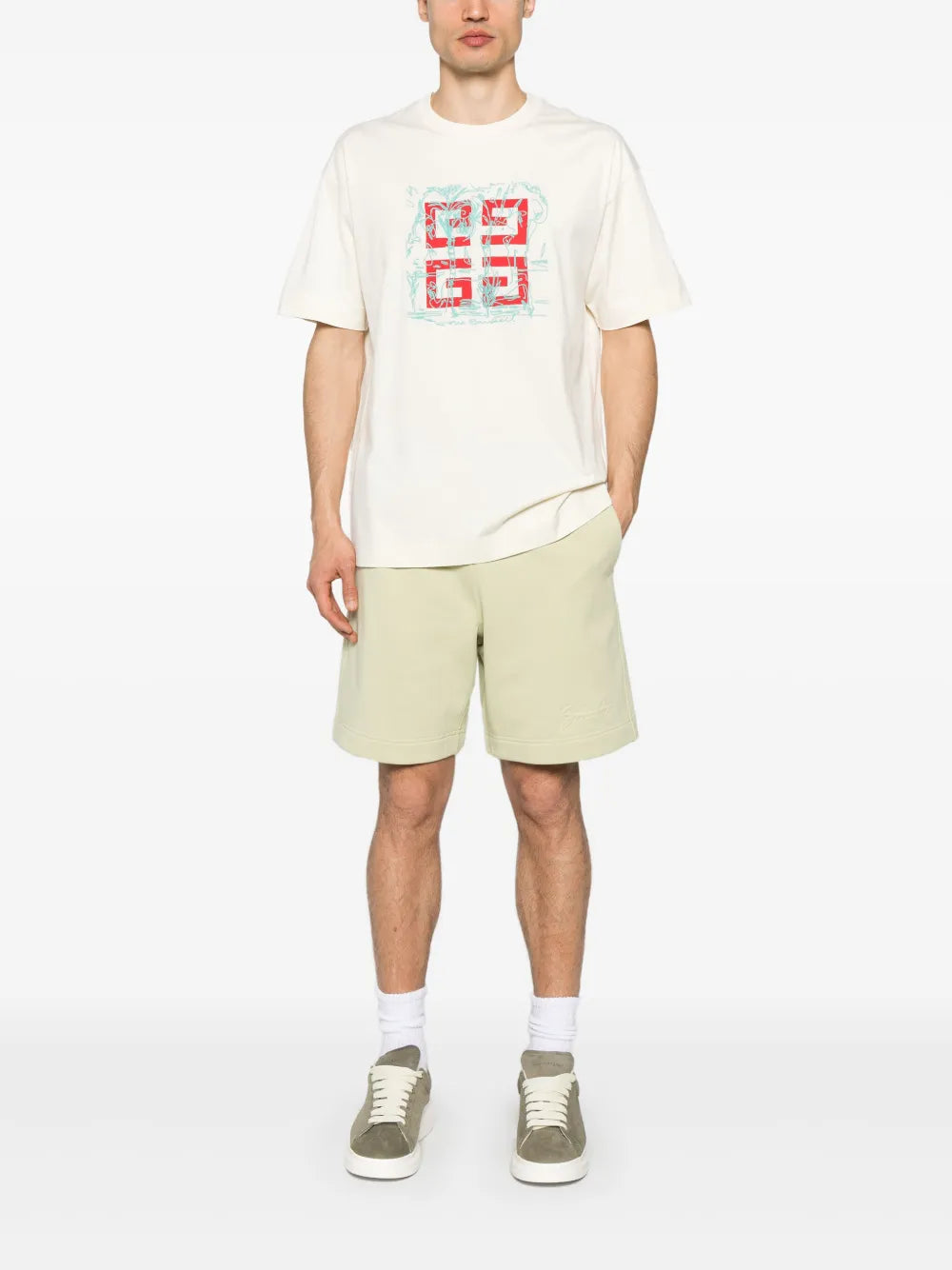 4G Logo Organic Cotton T-Shirt