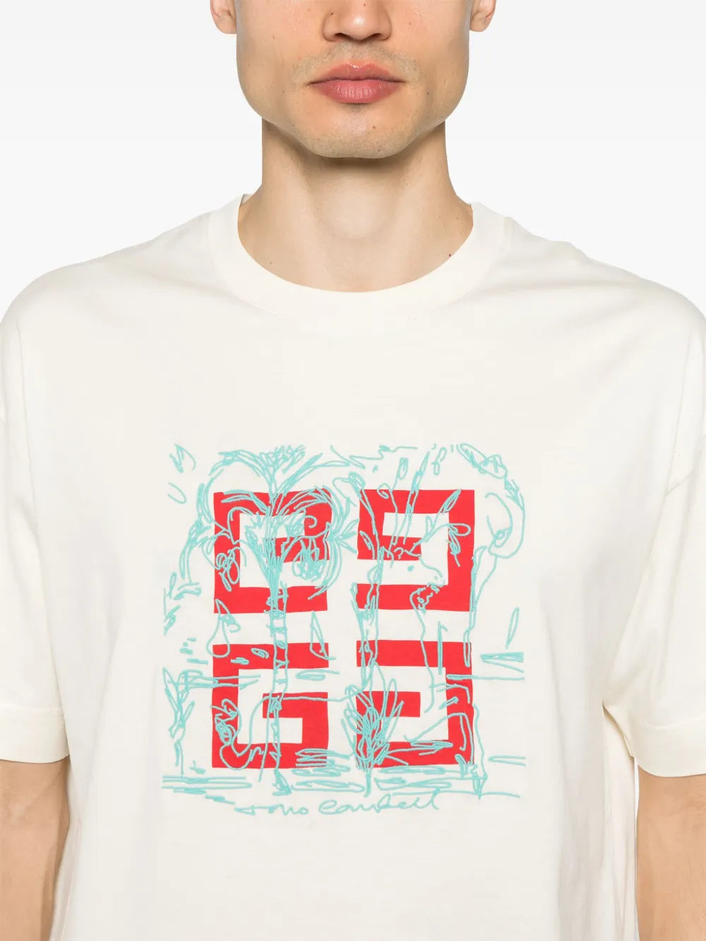 4G Logo Organic Cotton T-Shirt